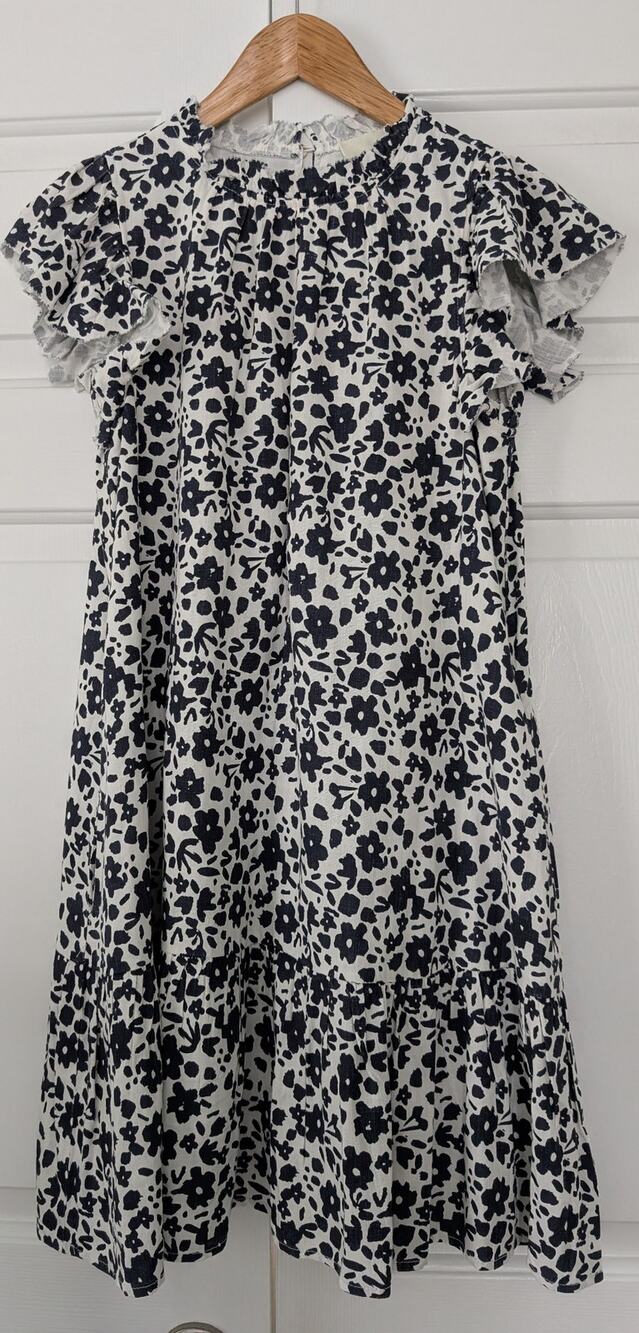 Pinch Navy and White Floral Dress NEW